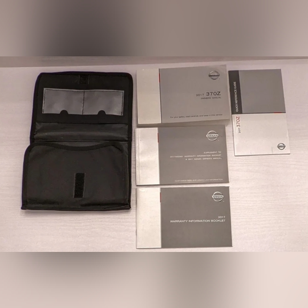 2017 Nissan 370Z Owners Manual Set with Case | OEM Complete Kit | 17 370Z